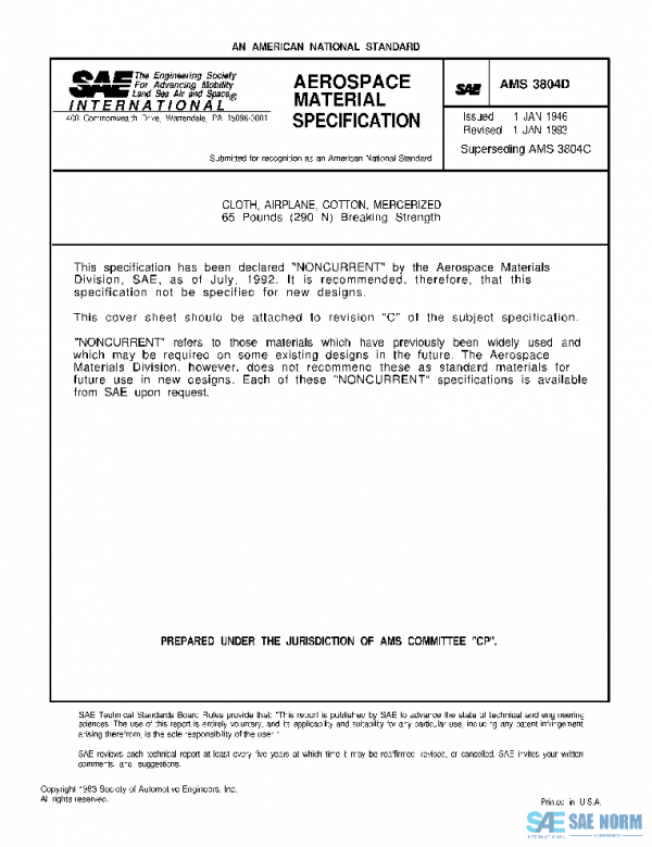 SAE AMS3804D PDF