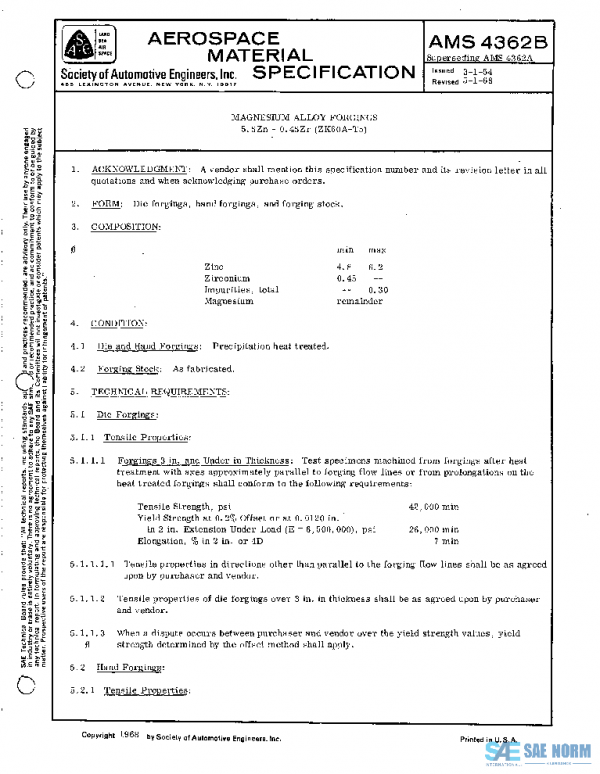 SAE AMS4362B PDF