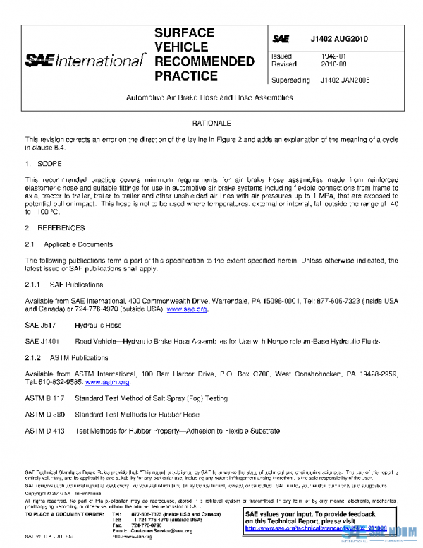 SAE J1402_201008 PDF SAE J1402_201008 PDF