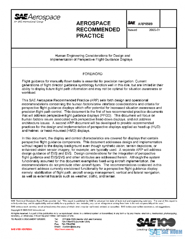 SAE ARP5589 PDF
