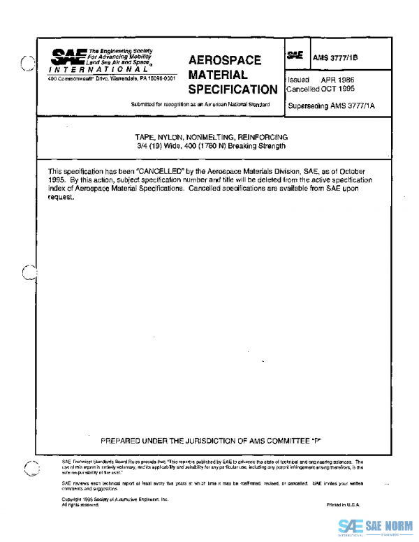 SAE AMS3777/1B PDF