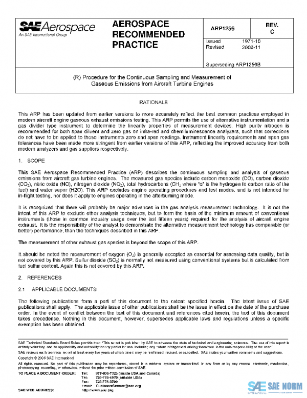 SAE ARP1256C PDF