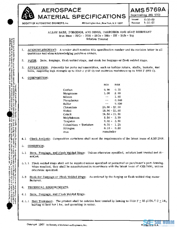 SAE AMS5769A PDF