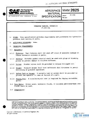SAE MAM2625 PDF