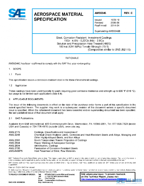 SAE AMS5346C PDF