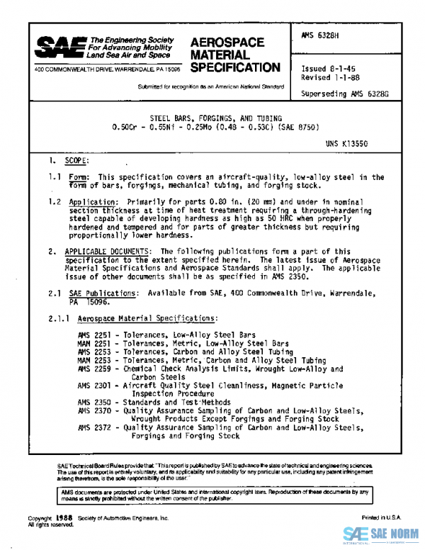 SAE AMS6328H PDF