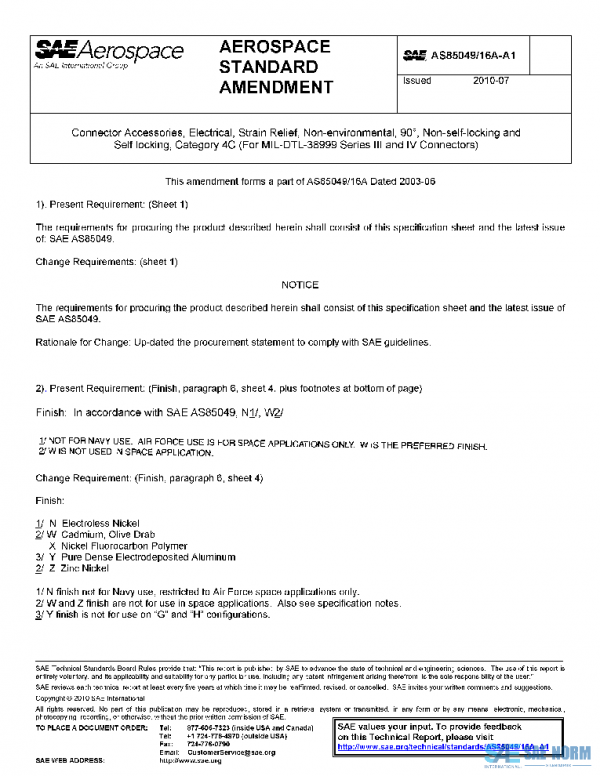 SAE AS85049/16A_A1 PDF SAE AS85049/16A_A1 PDF