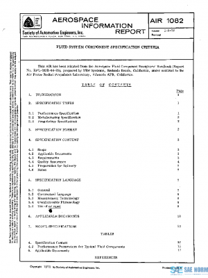 SAE AIR1082 PDF