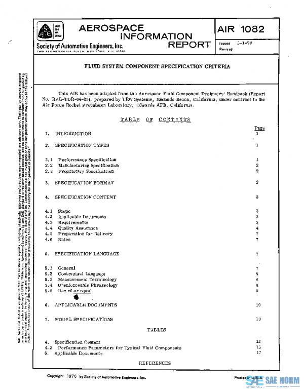 SAE AIR1082 PDF