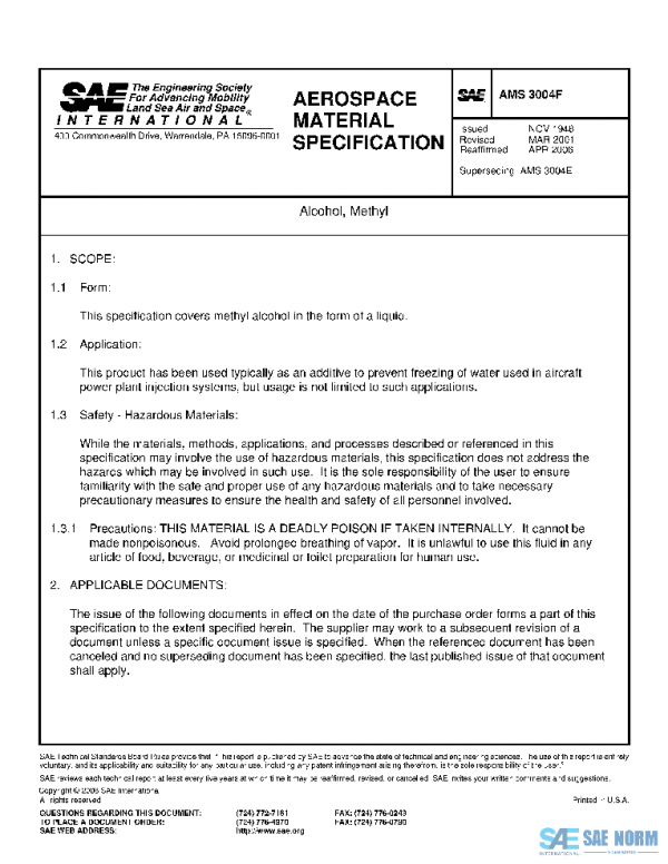 SAE AMS3004F PDF