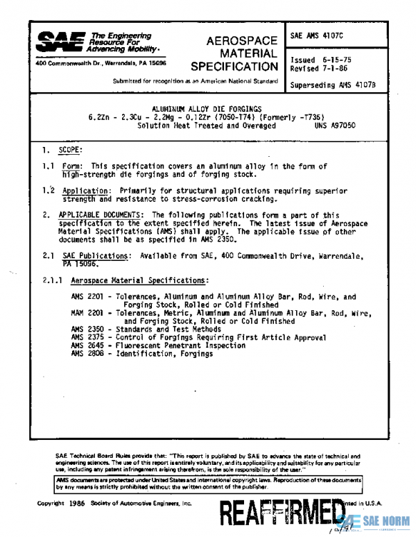 SAE AMS4107C PDF