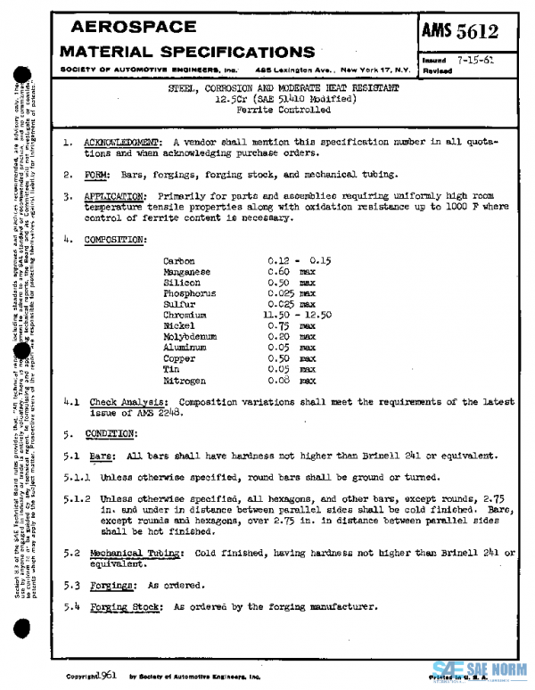 SAE AMS5612 PDF SAE AMS5612 PDF