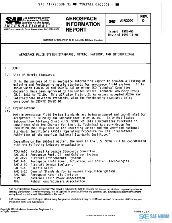 SAE AIR2000D PDF