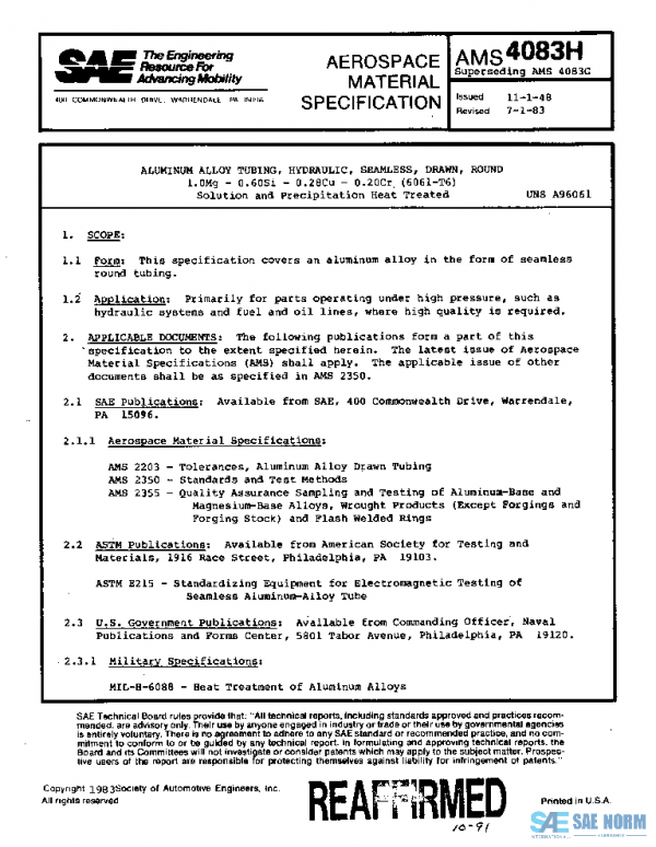 SAE AMS4083H PDF