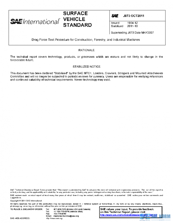 SAE J873_201110 PDF SAE J873_201110 PDF