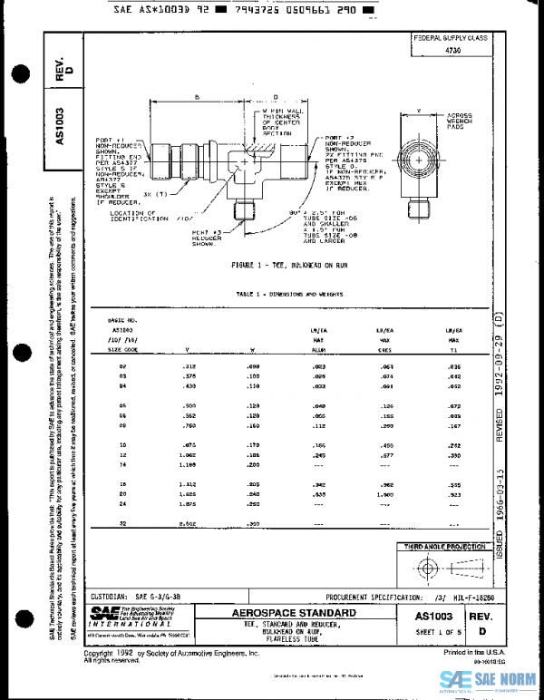 SAE AS1003D PDF