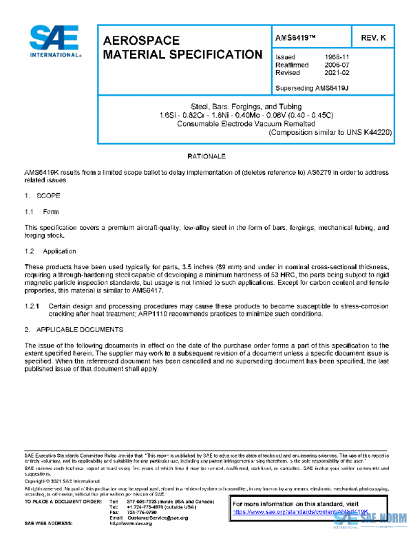 SAE AMS6419K PDF