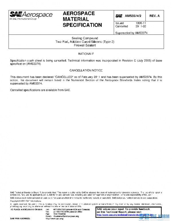 SAE AMS3374/2A PDF