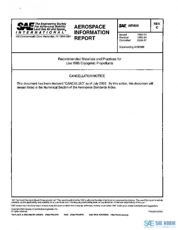 SAE AIR839C PDF SAE AIR839C PDF