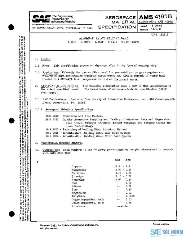 SAE AMS4191B PDF