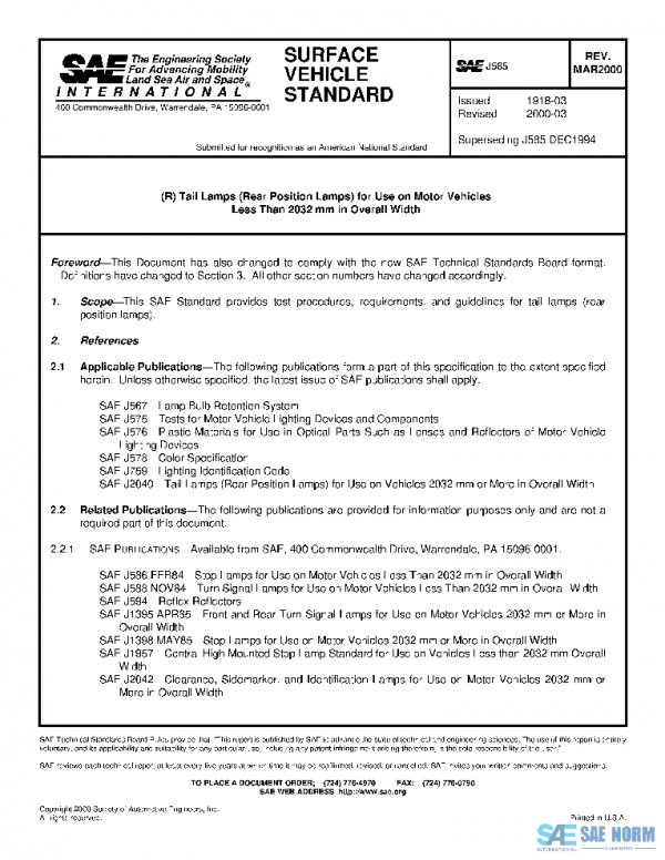 SAE J585_200003 PDF