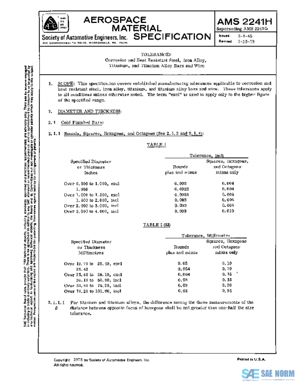 SAE AMS2241H PDF