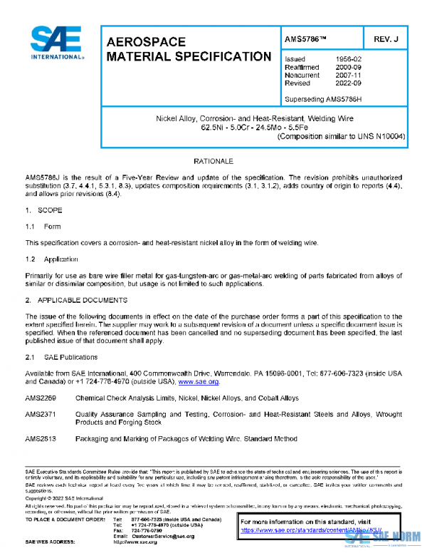SAE AMS5786J PDF