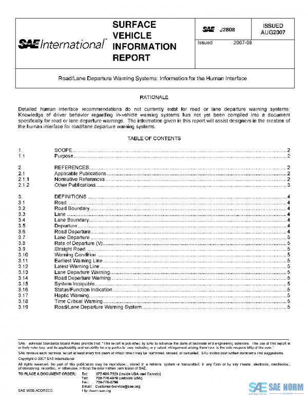 SAE J2808_200708 PDF SAE J2808_200708 PDF