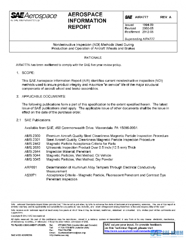 SAE AIR4777A PDF