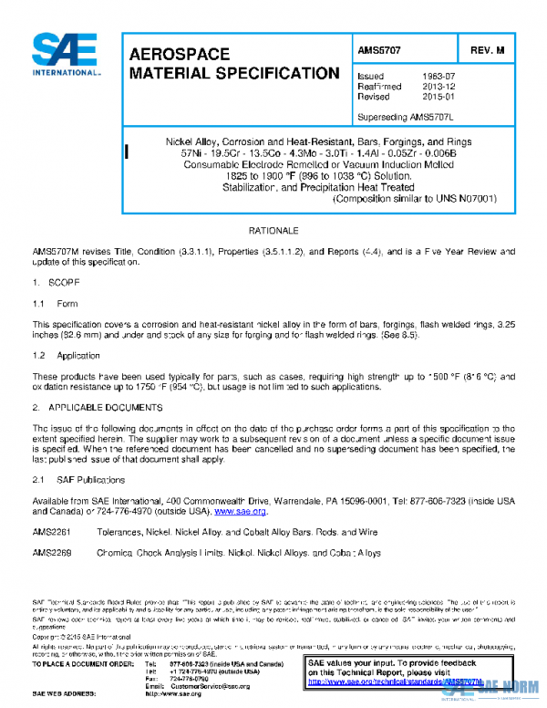 SAE AMS5707M PDF