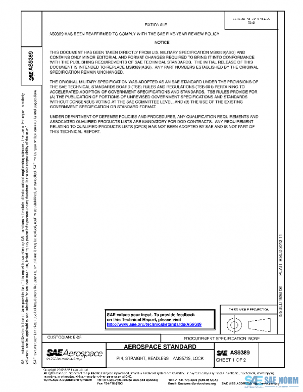 SAE AS9389 PDF SAE AS9389 PDF