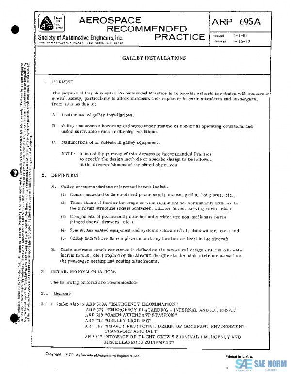 SAE ARP695A PDF