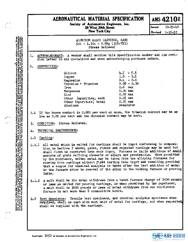 SAE AMS4210E PDF SAE AMS4210E PDF