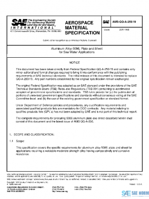 SAE AMSQQA250/19 PDF