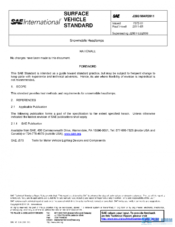 SAE J280_201103 PDF