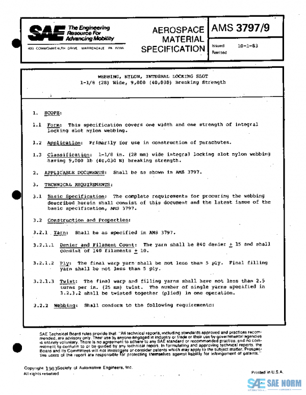 SAE AMS3797/9 PDF