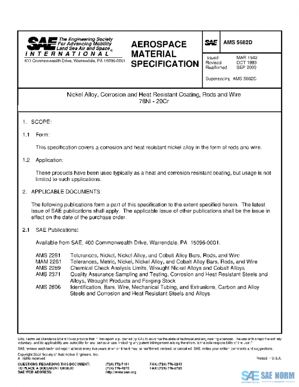 SAE AMS5682D PDF