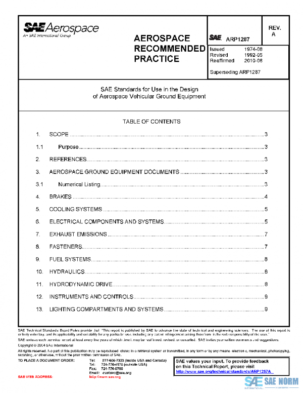 SAE ARP1287A PDF