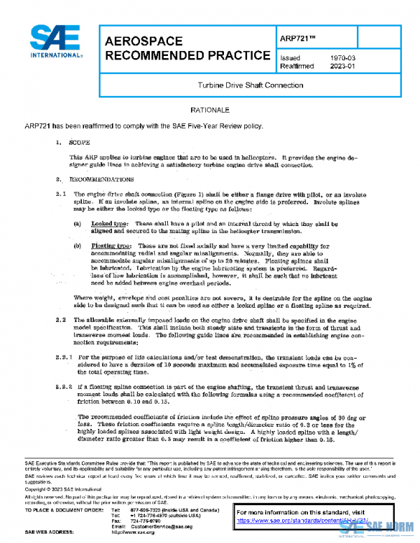 SAE ARP721 PDF