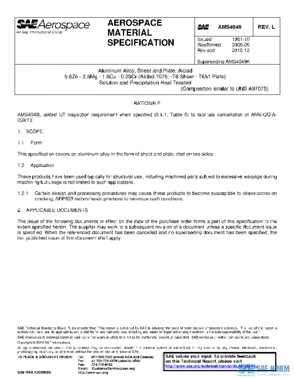 SAE AMS4049L PDF