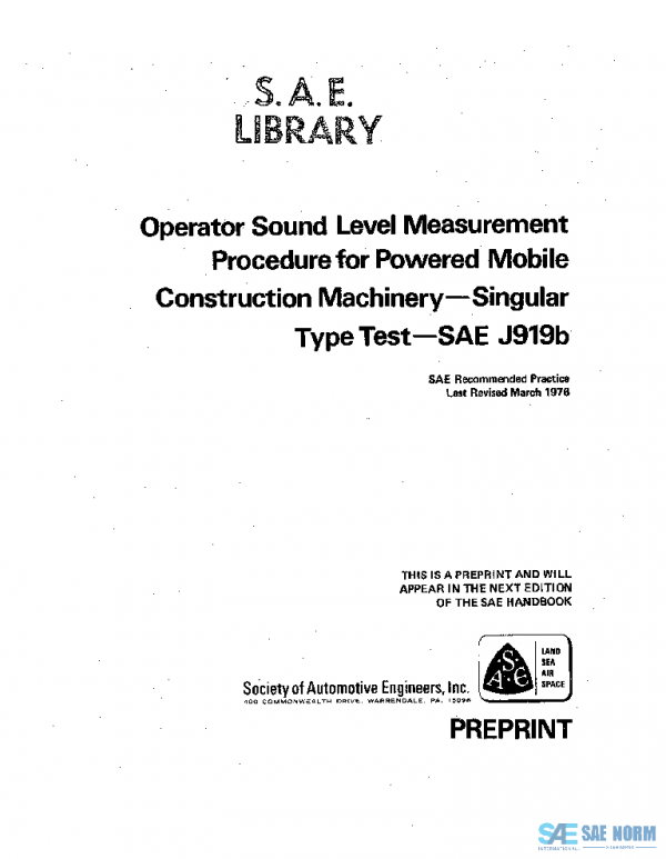 SAE J919B_197603 PDF