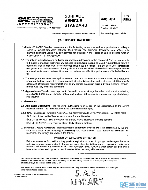 SAE J537_199206 PDF