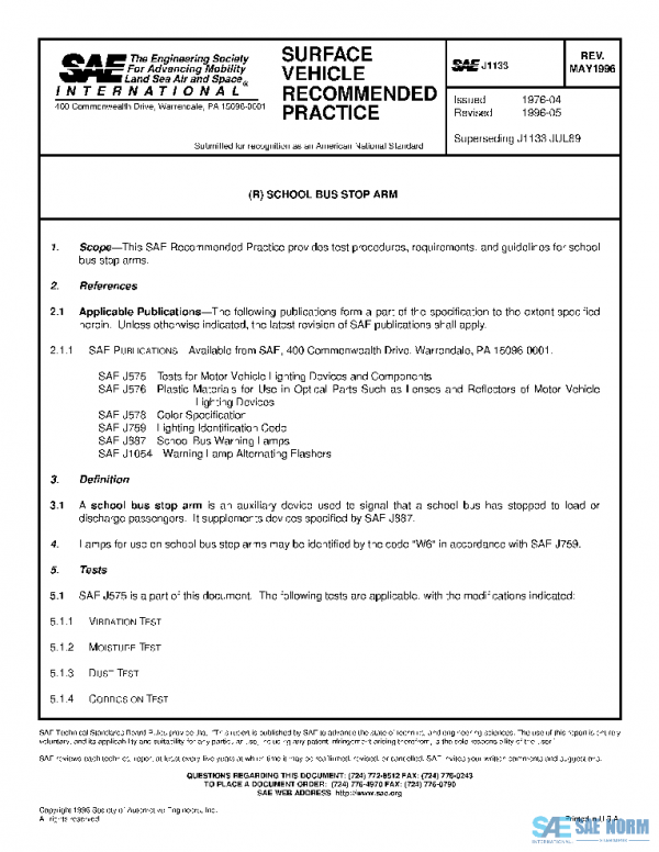 SAE J1133_199605 PDF