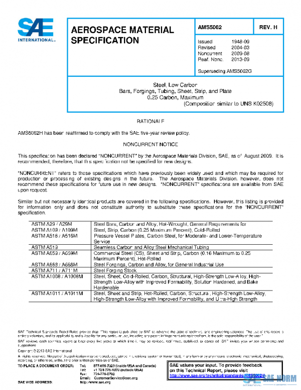 SAE AMS5062H PDF