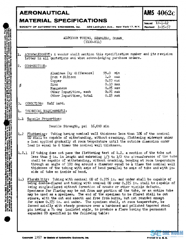 SAE AMS4062C PDF SAE AMS4062C PDF