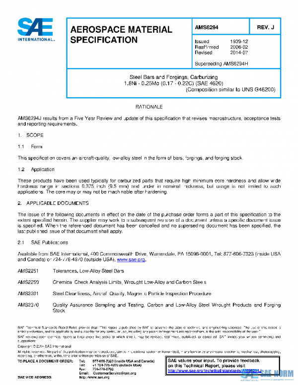 SAE AMS6294J PDF