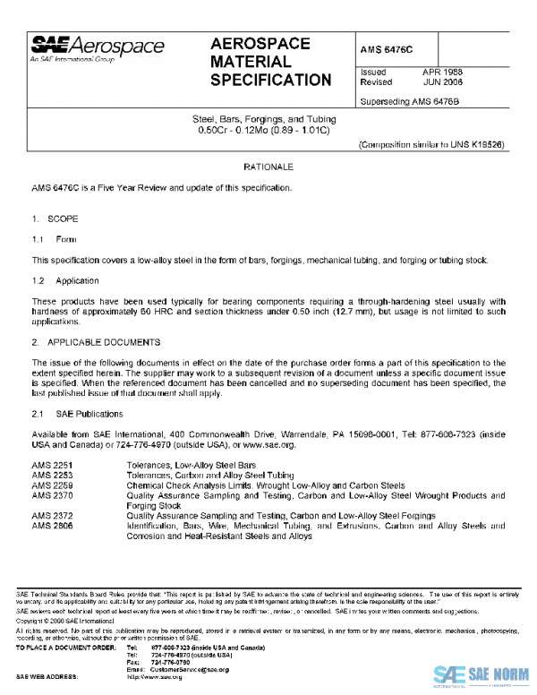 SAE AMS6476C PDF