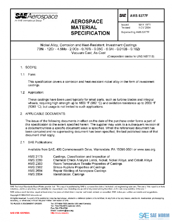 SAE AMS5377F PDF