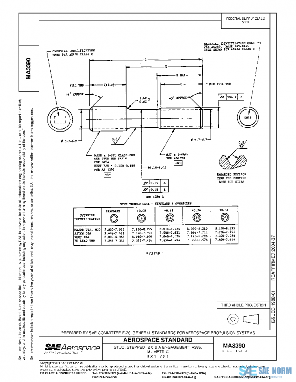 SAE MA3390 PDF