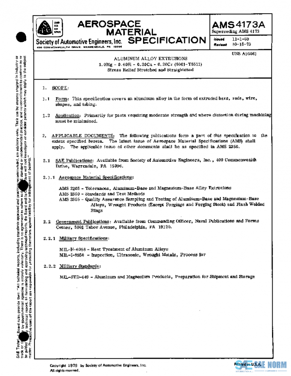 SAE AMS4173A PDF SAE AMS4173A PDF